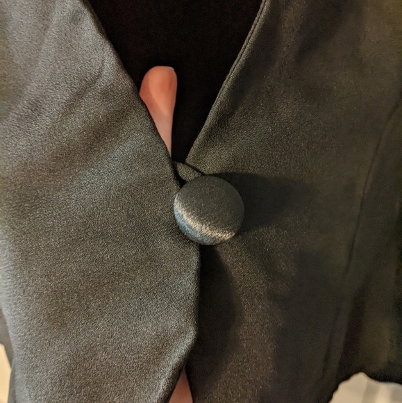 Vintage JR Nites by Caliendo Single Button Front Blazer‎ Jacket Size 14P Petite - Picture 5 of 6